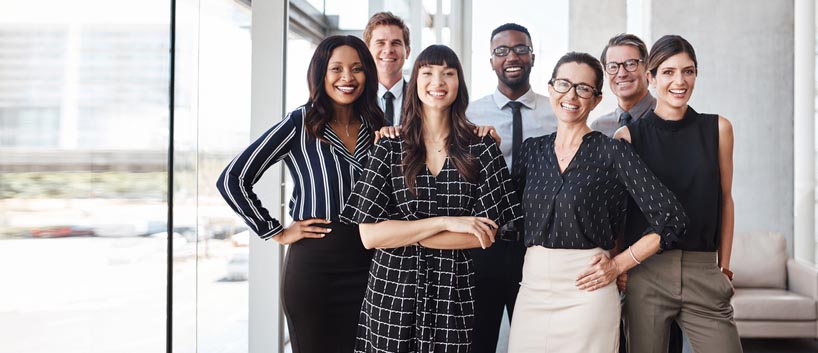 Group of business executives