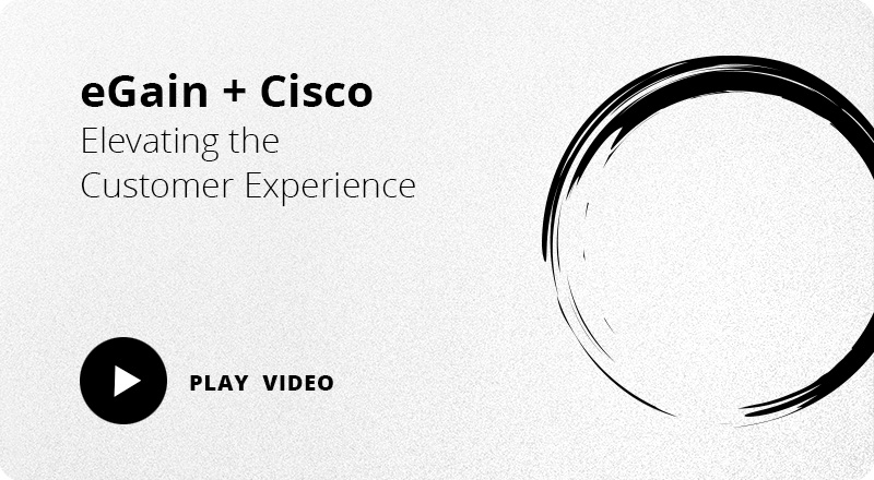 eGain + Cisco video