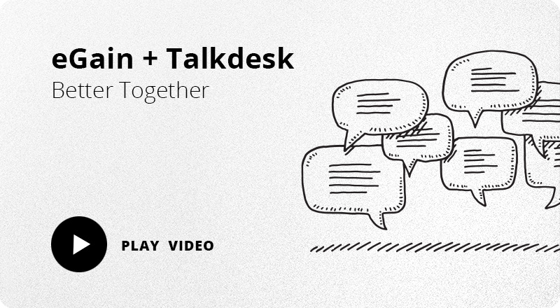 eGain Knowledge Hub for Talkdesk video