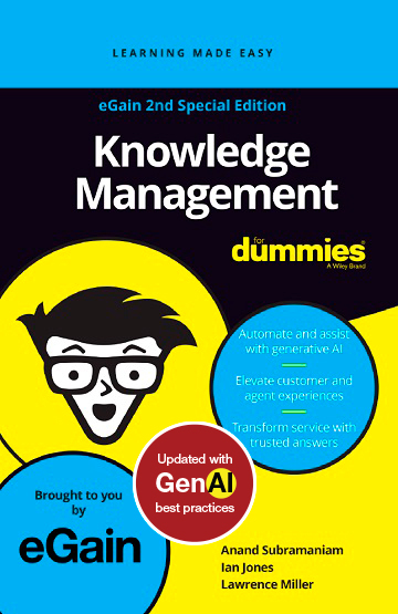 eGain Special Edition Book: Knowledge Management for Dummies