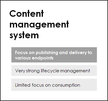 Content management is a knowledge management tool